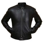 BIKE HUNT REAL LEATHER JACKET FOR MEN