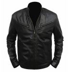 BLACK CAFE RACER MEN’S LEATHER JACKET