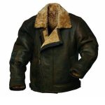 CHOCO BROWN AVIATOR MEN’S LEATHER JACKET