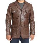 MEN BLAZER COAT SLIM FIT CAFE RACER