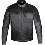 Men’s Infinity Airflow Biker Leather Jacket