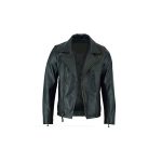 MEN’S TOP BLACK BIKER LEATHER JACKET