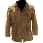 SIMPLE COWBOY SUEDE LEATHER JACKET