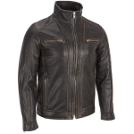 VINTAGE MEN’S CAFE RACER LEATHER JACKET