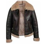 WOMEN BROWN FUR COLLAR REAL LEATHER JACKET | JACKET WORLD