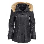 WOMEN GENUINE LEATHER DUFFLE COAT | JACKET WORLD