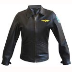 Women's Pilot Aviator Leather Jacket