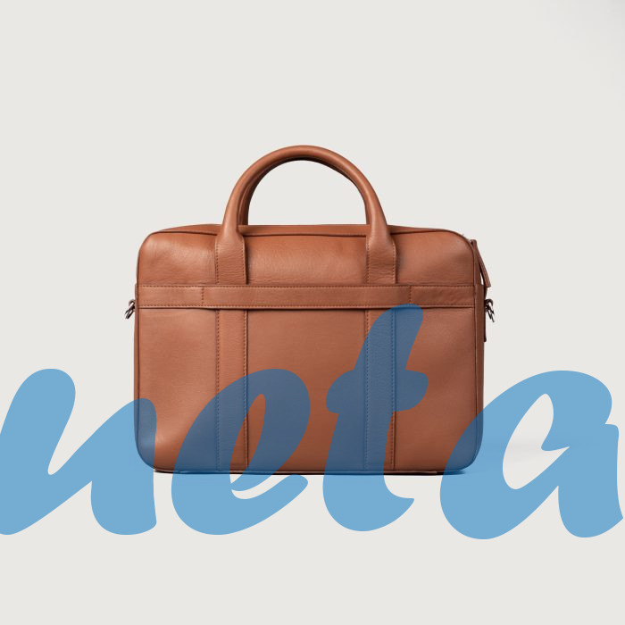 The Captain Brown Leather Briefcase - Image 3