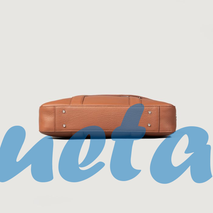 The Captain Brown Leather Briefcase - Image 4