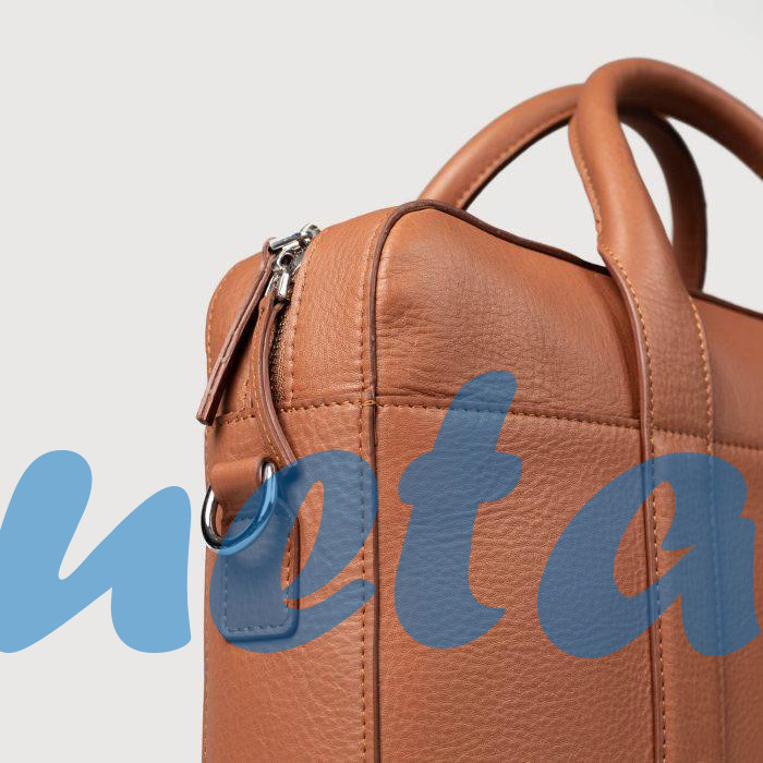The Captain Brown Leather Briefcase - Image 5