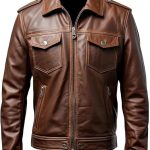Genuine Leather Jacket Men - Premium Jacket