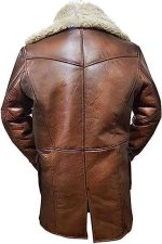 Genuine Leather Jacket Men Women Back