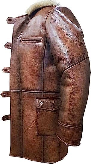 Genuine Leather Jacket Men Women Right