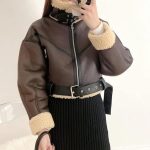 WOMEN’S BROWN GENUINE LEATHER JACKET - PREMIUM JACKET - Image 3
