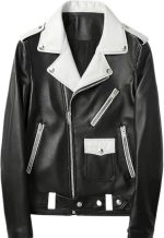 Man’s Black Genuine Leather Jacket Men - Premium Jacket Front
