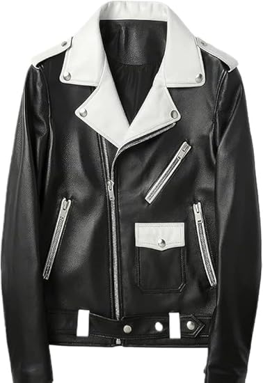 Man’s Black Genuine Leather Jacket Men - Premium Jacket Front