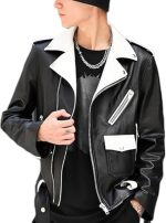 Man’s Black Genuine Leather Jacket Men - Premium Jacket Front2