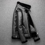 Man’s Black Genuine Leather Jacket Men - Premium Jacket Side