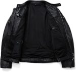 MAN'S BLACK GENUINE LEATHER JACKET - PREMIUM JACKET - Image 4