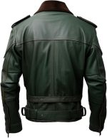 Green Leather Aviator