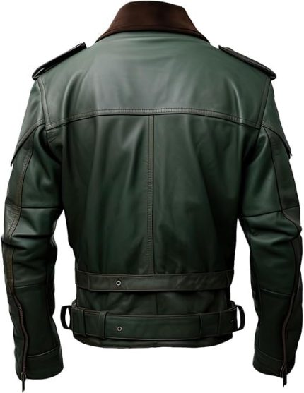 Green Leather Aviator