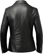 MEN’S BLACK GENUINE LEATHER JACKET MEN - PREMIUM JACKET - Image 2