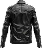Men’s Black Genuine Leather Jacket Men - Premium Jacket Back5