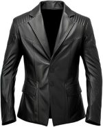 Men’s Black Genuine Leather Jacket Men - Premium Jacket Front