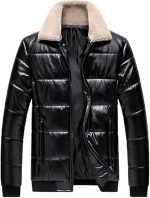 Men’s Black Genuine Leather Jacket Men - Premium Jacket Front2
