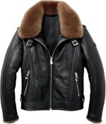 Men’s Black Genuine Leather Jacket Men - Premium Jacket Front3