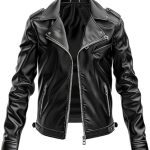 Men’s Black Genuine Leather Jacket Men - Premium Jacket Front5