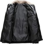 Men’s Black Genuine Leather Jacket Men - Premium Jacket - Image 5