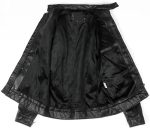 Men’s Black Genuine Leather Jacket Men - Premium Jacket Opened7