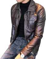 MEN’S BLACK GENUINE LEATHER JACKET - PREMIUM JACKET - Image 4