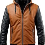 Men’s Brown Genuine Leather Jacket Men - Premium Jacket Front