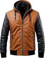 Men’s Brown Genuine Leather Jacket Men - Premium Jacket Front