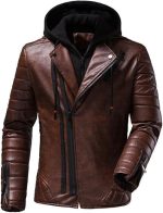 Men’s Brown Genuine Leather Premium Jacket