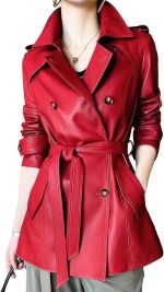 Leather Jacket Women Bomber