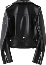 WOMEN’S BLACK GENUINE LEATHER JACKET - PREMIUM JACKET - Image 2