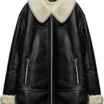 Women’s Black Genuine Leather Jacket - Premium Jacket Front