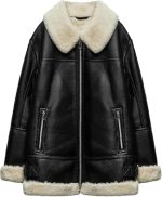 Women’s Black Genuine Leather Jacket - Premium Jacket Front