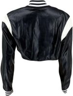 Women’s Black Genuine Leather Jacket Women - Premium Jacket Back1
