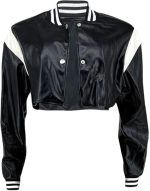 Women’s Black Genuine Leather Jacket Women - Premium Jacket Front