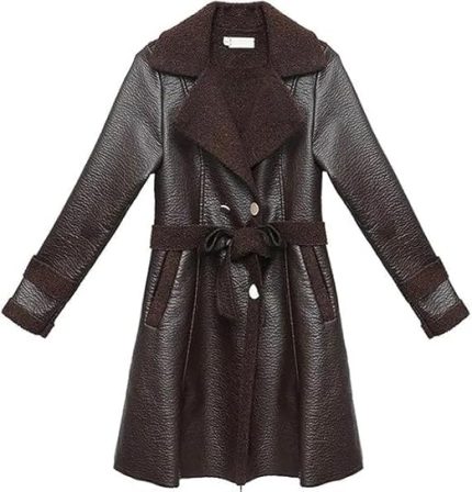 Women’s Brown Genuine Leather Jacket Women - Premium Jacket Front1