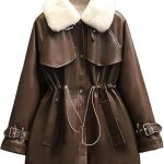 Women’s Brown Genuine Leather Jacket Women - Premium Jacket Front3