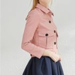 WOMEN'S PINK GENUINE LEATHER JACKET - PREMIUM JACKET - Image 5