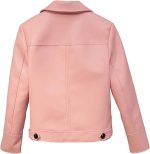 WOMEN'S PINK GENUINE LEATHER JACKET - PREMIUM JACKET - Image 2