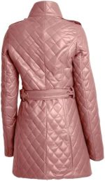 WOMEN’S PINK GENUINE LEATHER JACKET WOMEN - PREMIUM JACKET - Image 2