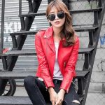 Women’s Red Genuine Leather Jacket Women - Premium Jacket 2
