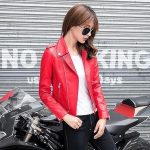Women’s Red Genuine Leather Jacket Women - Premium Jacket 5